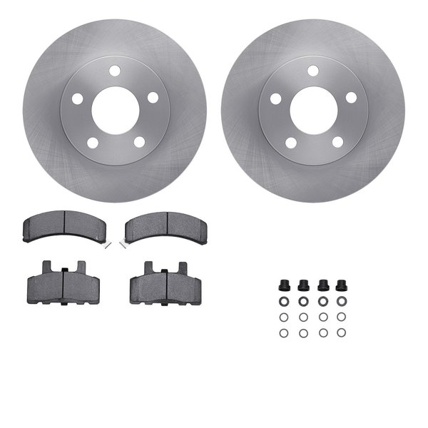 Dynamic Friction Co 6512-47156, Rotors with 5000 Advanced Brake Pads includes Hardware 6512-47156